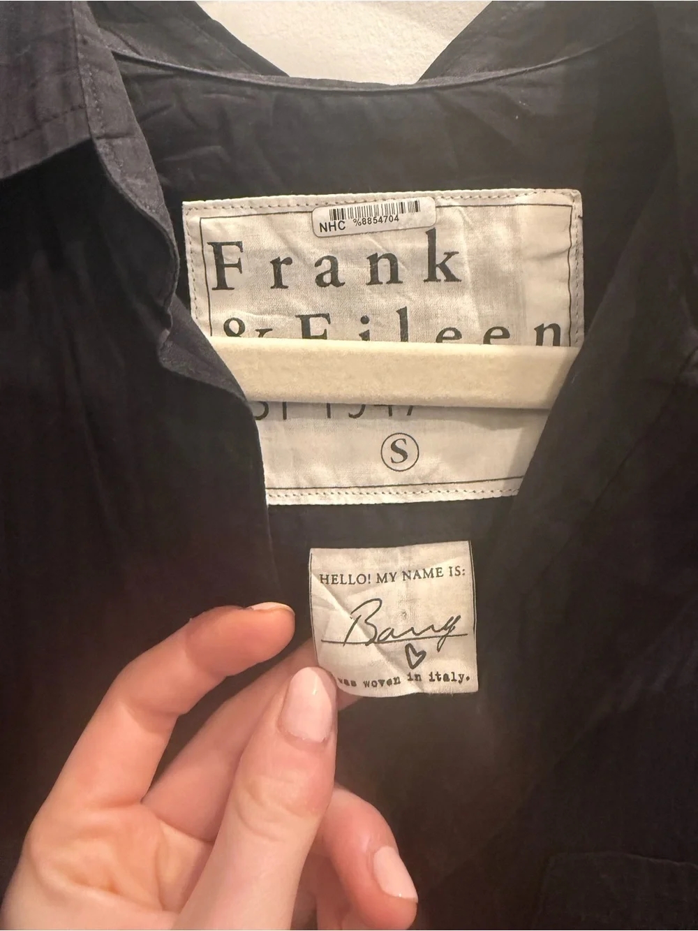 Frank & Eileen Black Button Down - Picture 3 of 3